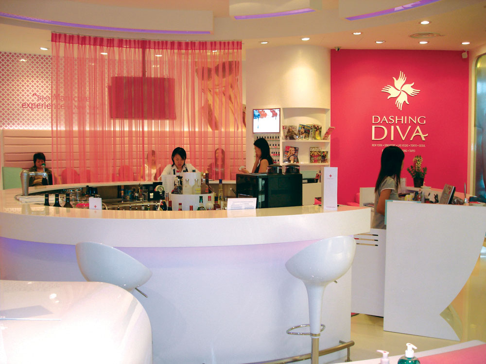 Dashing Diva branded retail store execution in Singapore, South East Asia