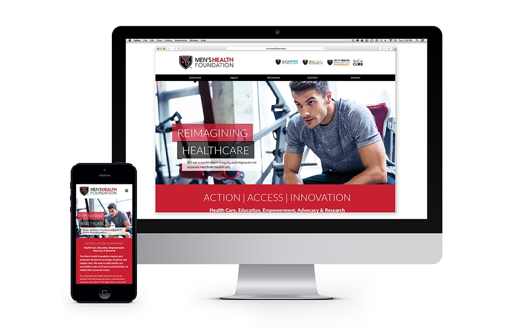 Men’s Health Foundation : The mobile friendly design, research, resources and events calendar make the site a destination for those seeking the latest in men’s health care.