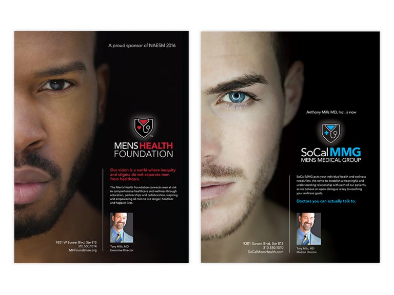 Men's Health Foundation Marketing work alternatives design