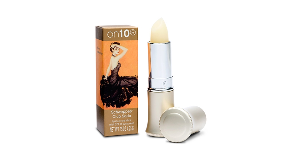 Schweppes vintage lipstick for licensee on10® exclusively for Sephora