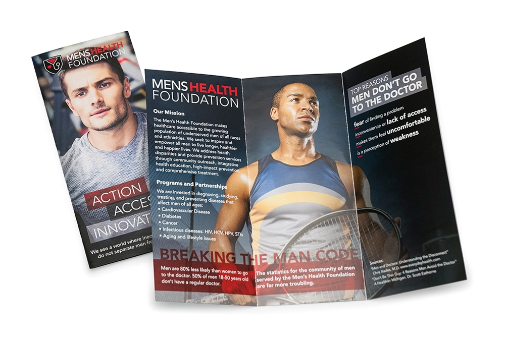 Print brochures create awareness, provide information and deliver the key message of the foundation, “Action, Access and Innovation.” : alternatives : branding and design agency based in nyc