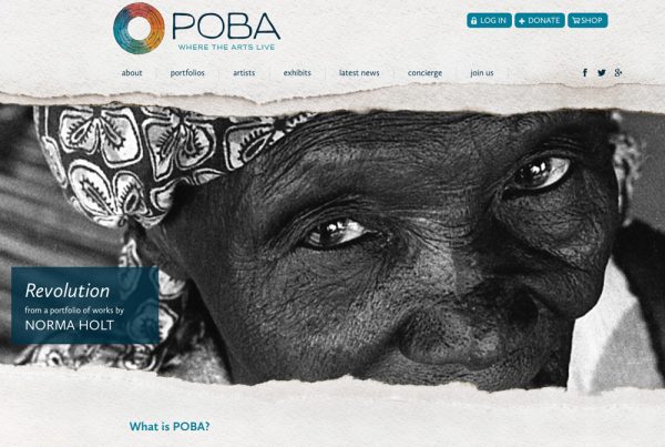 POBA : a non-profit online hub that celebrates the creative works of exceptional contemporary artists