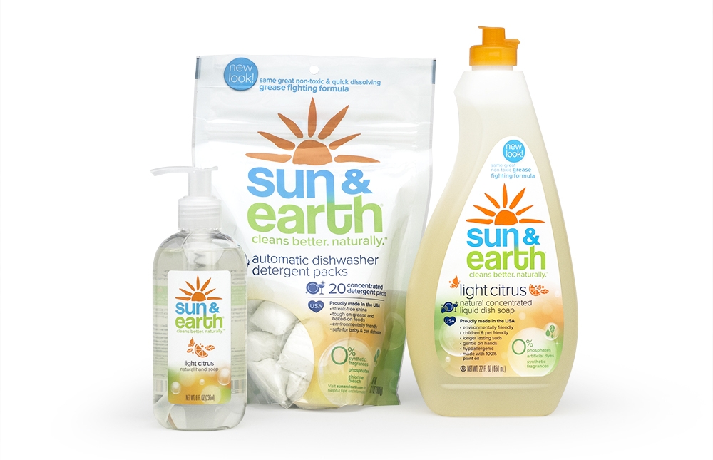 Sun & Earth: Kitchen Products Packaging