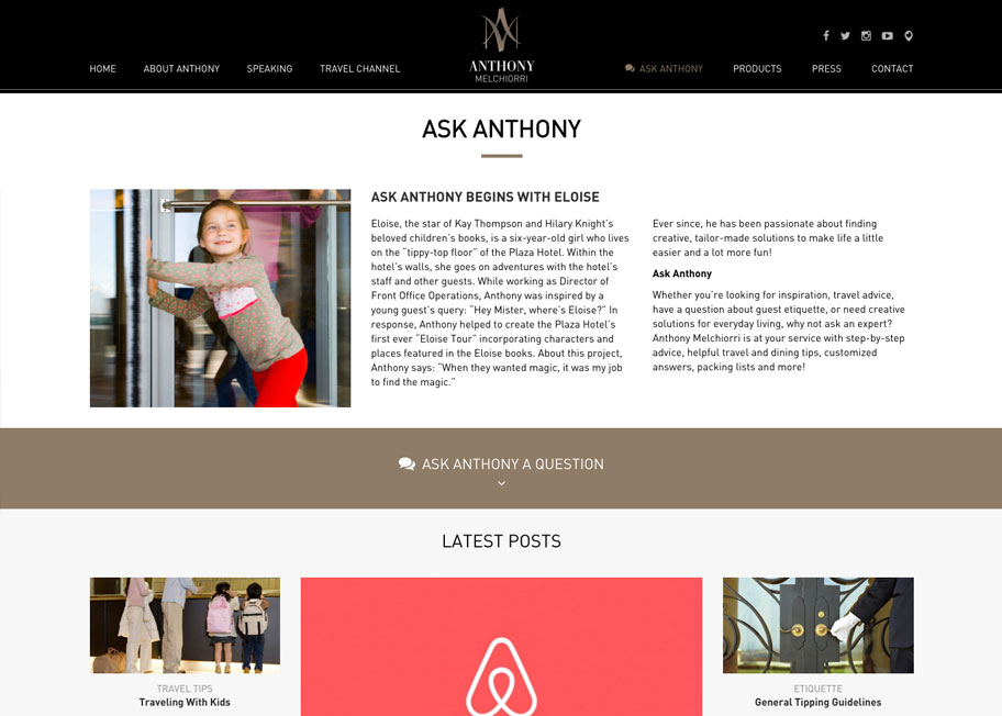 Ask Anthony Page