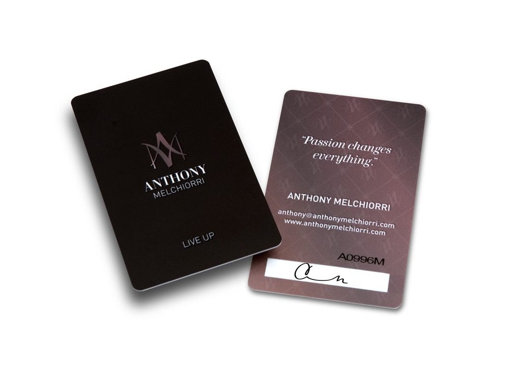 Anthony Melchiorri Hotel Key style business card