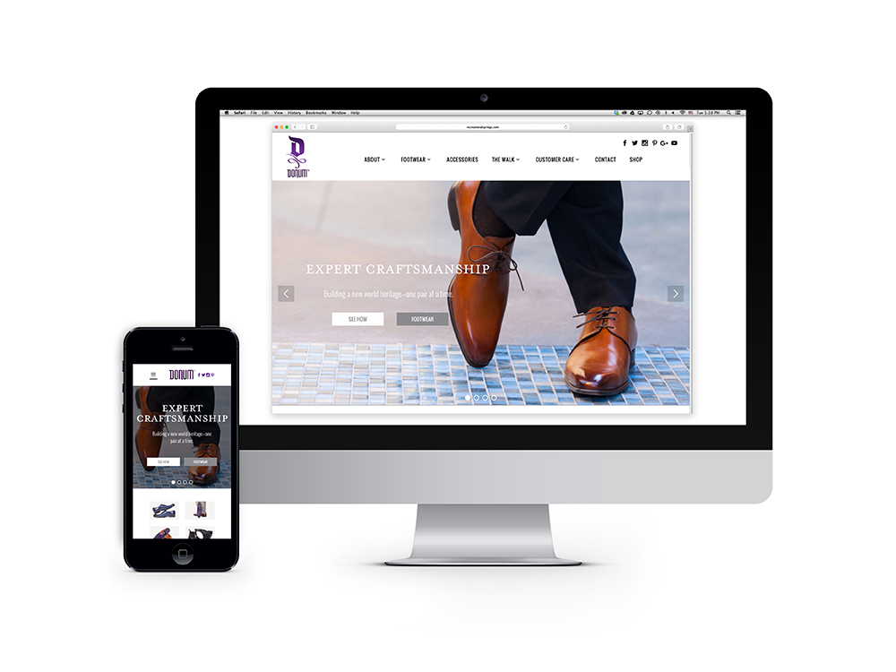 DONUM responsive web design and development creates a strong communication platform online