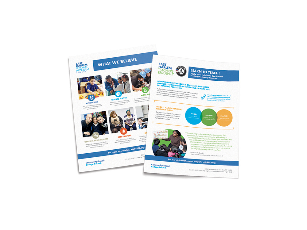 Organization communication materials utilize infographics to clearly illustrate process, goals and metrics for success : alternatives : branding and design agency based in nyc