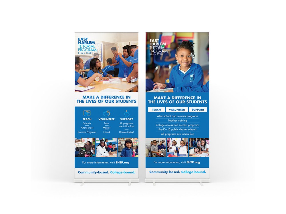 Recruitment event signage : alternatives : branding and design agency based in nyc
