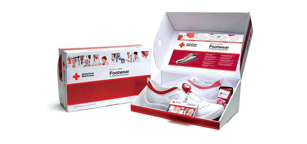 American Red Cross footwear program for healthcare professionals
