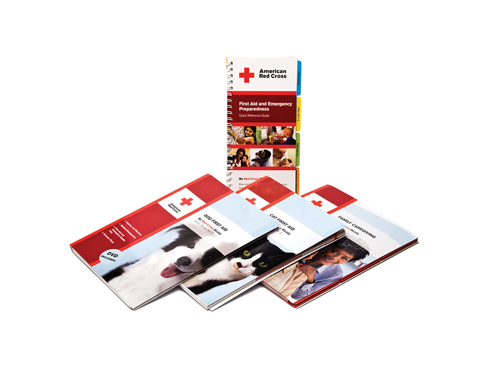 American Red Cross first aid and safety book series : alternatives : branding and design agency based in nyc