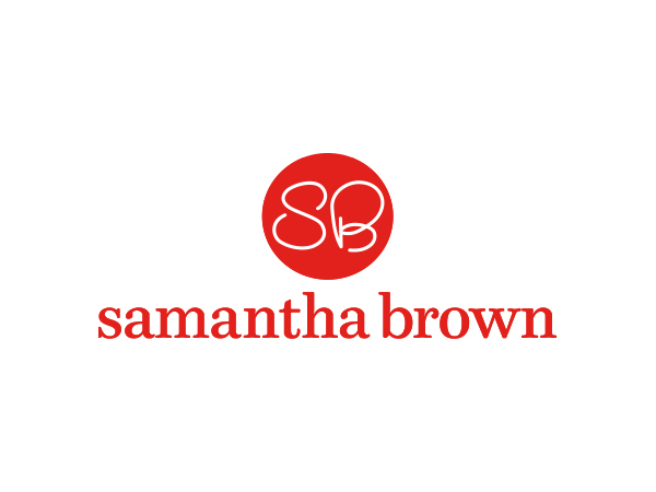 Samantha Brown | brand identity and positioning that reflect Samantha’s relaxed down-to-earth nature