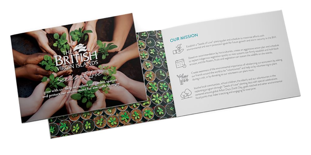 Seeds of Love printed brochure