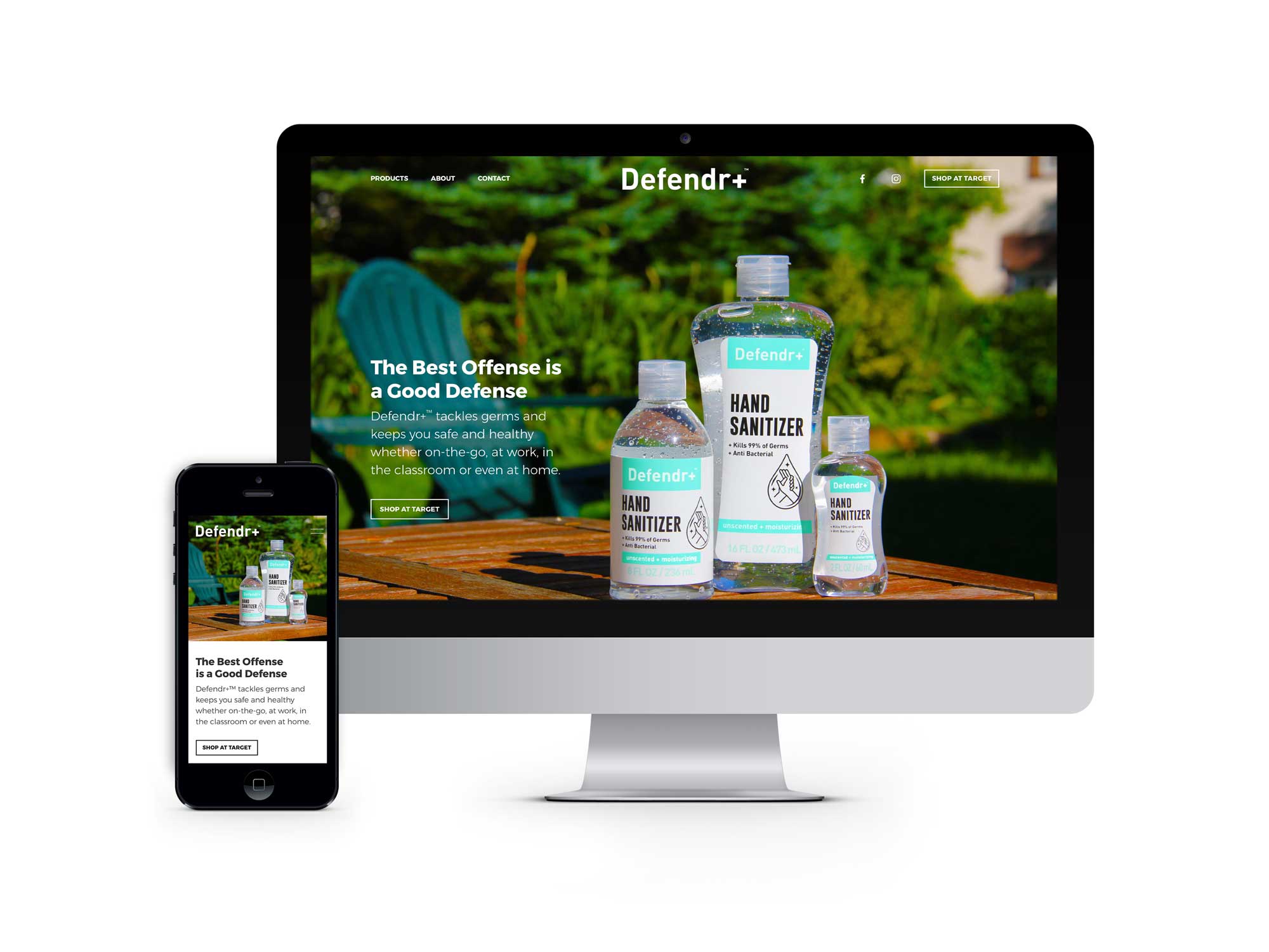 We worked with the team at Defendr+ Labs’ parent company Taste Beauty to design and develop the brand’s website in support of their national launch at all Target Stores.